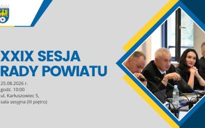 XXIX Sesja Rady Powiatu Tarnogórskiego