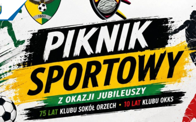 Piknik sportowy w Orzechu. Wspólne świętowanie jubileuszy klubów
