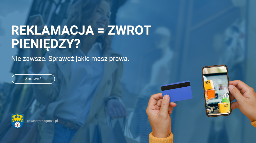 Reklamacja to nie zawsze zwrot pieniędzy. Powiatowy Rzecznik Konsumentów wyjaśnia.