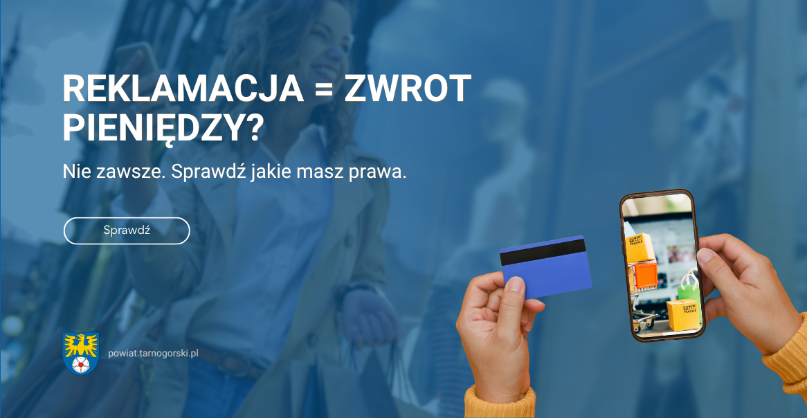 Reklamacja to nie zawsze zwrot pieniędzy. Powiatowy Rzecznik Konsumentów wyjaśnia.