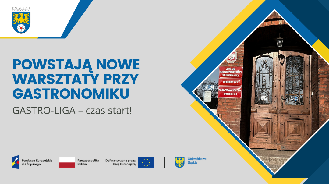 Powstają nowe warsztaty przy gastronomiku. GASTRO-LIGA – czas start!