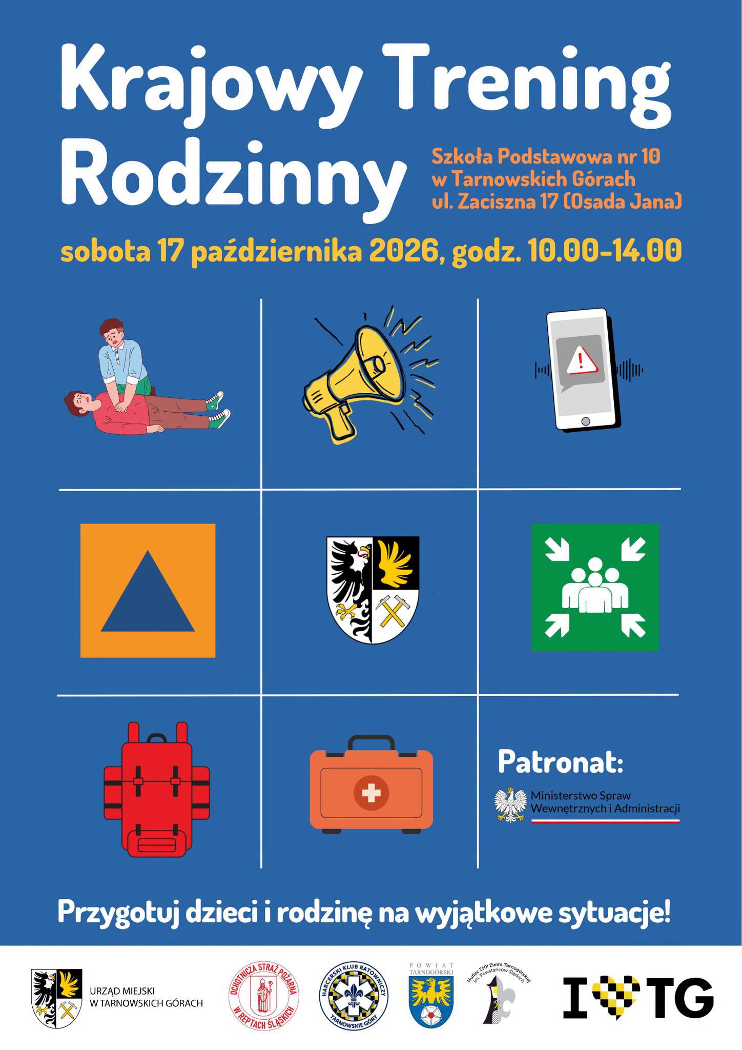 #KrajowyTreningRodzinny już w najbliższą sobotę w Tarnowskich Górach!