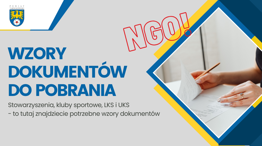 Zaktualizowane wzory dokumentów i formularzy dla stowarzyszeń