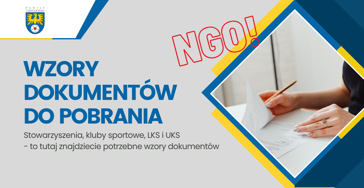 Zaktualizowane wzory dokumentów i formularzy dla stowarzyszeń