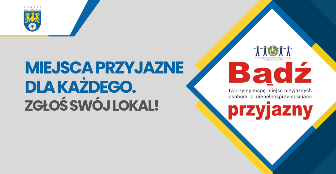 Razem tworzymy przestrzeń bez barier! Dołącz do akcji „Miejsca przyjazne osobom z niepełnosprawnościami”